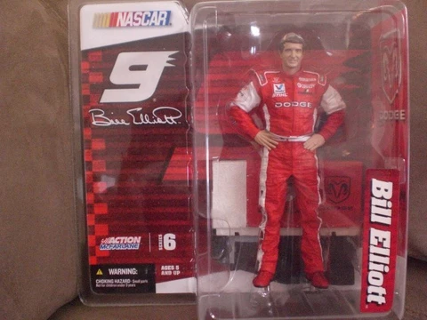 Bill Elliott McFarlane #9 Dodge NASCAR Action Figure Series 6 Cover