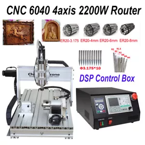 CNC 6040 4axis 2200W Router DSP Desktop Engraving Drilling Milling Machine - Picture 1 of 12