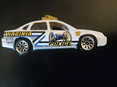 Matchbox Police 2000 Chevy Impala Virginia Blue Ridge Mountains Police Unit 10 - Image 1 of 4