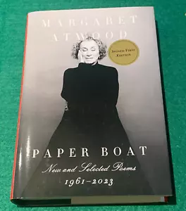 Paper Boat New & Selected Poems 1961-2023 Margaret Atwood SIGNED 1st/1st HC DJ - Picture 1 of 15