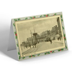 CHRISTMAS CARD Vintage Kent - Ramsgate. New Road