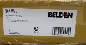 Belden ECX-01U FiberExpress ECX Patch Panel Housing, 1U - Picture 1 of 3