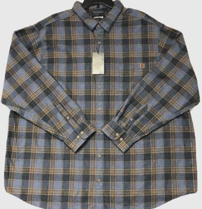 Solaris Outdoors Men's SZ 3XL-Big Blue Plaid LS Pocket Button up Shirt - Picture 1 of 3