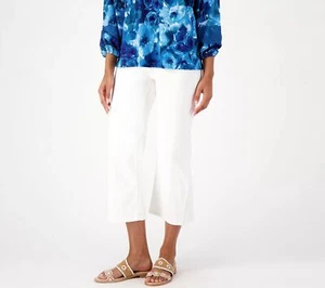 Isaac Mizrahi Live! Tall True Denim Pants White 20 New - Picture 1 of 2