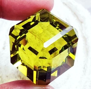 Yellow Topaz Loose Gemstone 140 to 150 Ct Certified Cube - Picture 1 of 9