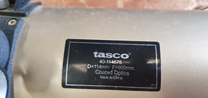 Tasco Luminova 40-114675 D=114mm F=900mm Inc Tripod - Picture 1 of 13
