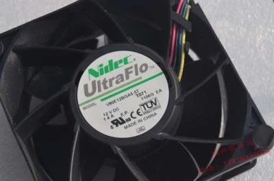 NIDEC V80E12BGA5-57 12V 1.4A 4Pin 80x80x38mm High Speed Ball Bearing Case Fan - Image 1 of 4