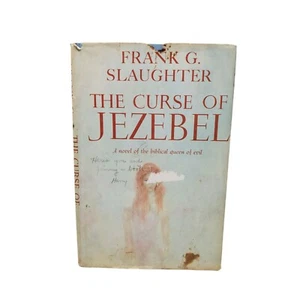 vintage 1961 the curse of jezebel by frank g. slaughter hardcover book - Picture 1 of 5