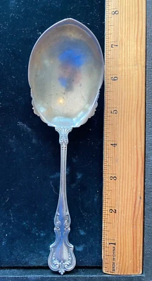 Litchfield by International Sterling Silver BERRY  Spoon Gold Washed 7 1/8" - Image 1 of 2