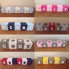 personalized name blocks for babies