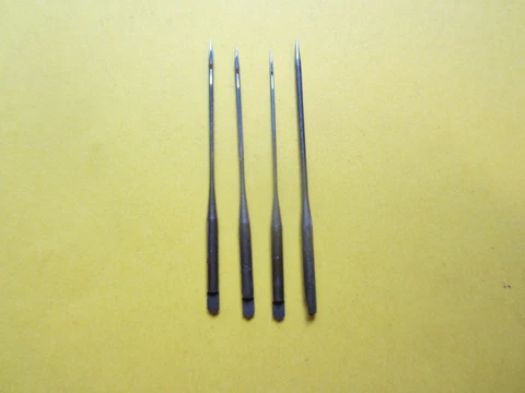 4 Early Eldredge Notched Top  Sewing Machine Needles, Assorted Sizes Cover