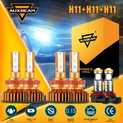 Faros LED de haz alto bajo antiniebla para Nissan Rogue 2014-2020 Foto 1 de 4