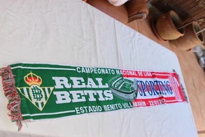 BUFANDA OFICIAL CAMPEONATO NACIONAL LIGA 2016/17 REAL BETIS vs SPORTING DE GIJON - Imagen 1 de 1