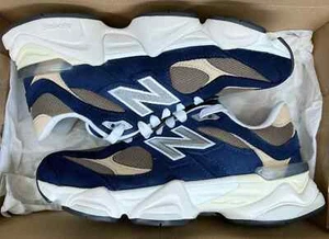 New Balance 9060 Navy / Mushroom (GS) - UK 5.5 / EU 38.5 - GC9060BF - Picture 1 of 12