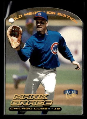 2000 Ultra #91G Mark Grace Gold Medallion NM - Image 1 of 2