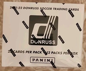 2021/22 Panini Donruss Soccer Jumbo Value 12-Pack Box (Green and Pink Velocity) - Bild 1 von 4