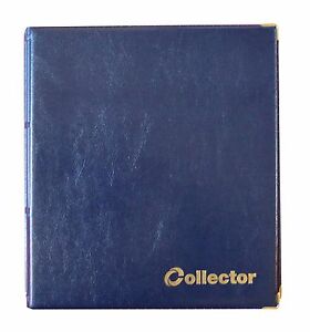 Blue Coin Album for 280 Medium Coins 50p £1 £2 Book Folder Big Capacity