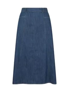 TIGI Denim Panel Skirt T24-33E - Collection: WATER Size 14/16 - Picture 1 of 3