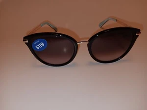 Kate Spade Hello Sunshine schwarzes und goldenes Gestell & graue Gläser mit Farbverlauf - Bild 1 von 3