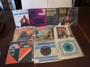 Blues 7"x 10 . Muddy Waters, Bo Diddley,Eddie Boys ,JLH,Howlin Wolf ,Sonny Boy W - Picture 1 of 17