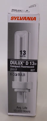 Sylvania 21117 60-Watt Equivalent T4 Energy Saving CFL Light Bulb Warm White - Image 1 of 3