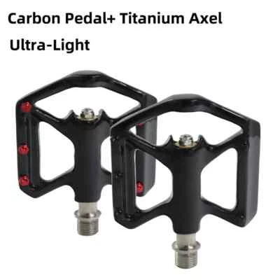 Ultralight Carbon Bearings Road Bike Pedal 3 Bearing MTB Bicycle Cycling Pedal - Image 1 of 4