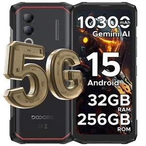 DOOGEE Blade 20 Turbo 5G Rugged Phone Unlocked, 32GB+256GB 10300mAh Android 15 - Picture 1 of 9