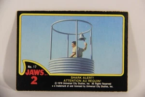 Jaws 2 - 1978 Trading Card #17 Shark Alert FR-ENG Can OPC L016525 - Picture 1 of 2