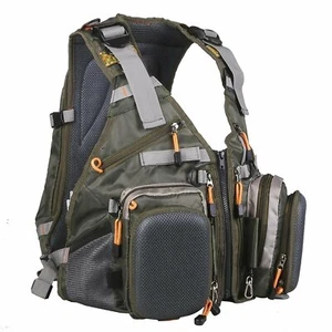 Maxcatch Fly Fishing Backpack Adjustable Size Mesh Fishing Vest Pack - Picture 1 of 10