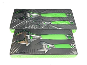 Snap On Tools NEW 4pc 6,8,10,12 Inch Wide Mouth Adjustable Foam Wrench Set SPAIN - Picture 1 of 9