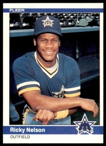 1984 Fleer Ricky Nelson Rookie . Seattle Mariners #615