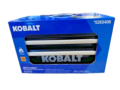 Black Kobalt Mini Metal Nascar Toolbox New In Box Scrapbook Dale Earnhardt #3 - Image 1 of 4