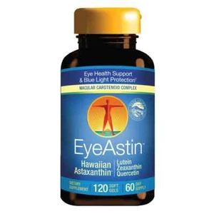 USA EyeAstin Overall Eye Support Supplement 120 Softgels - Picture 1 of 5