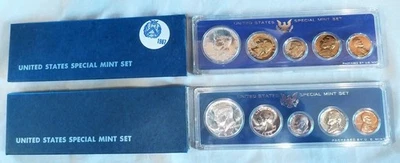 2 PC LOT 1967 & 1966 UNITED STATES SPECIAL MINT SETS PROOF QUALITY - Image 1 of 4