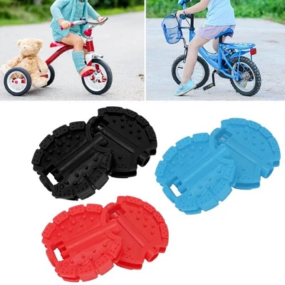 1 par de pedal triciclo para niños, material plástico varios colores pedal de bicicleta para niños fácil  Foto 1 de 4