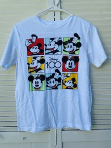 Disney Kids Cotton Blend Graphic Print Mickey T-Shirt Size: Large (10/12) NWOT - Picture 1 of 4