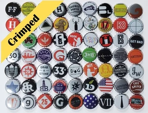 200 Bier Kronkorken (((KEINE DELLEN))) (((RIESIGE AUSWAHL))) gekräuselt - Bild 1 von 11