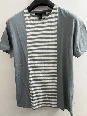 Marc Jacobs центр полоски спереди графический Пима хлопок футболка размер L - Изображение 1 из 3