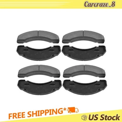 Front Rear Brake Pads for International Harvester 1652UPS 7.3L 90-91 1993 95-97 - Image 1 of 4