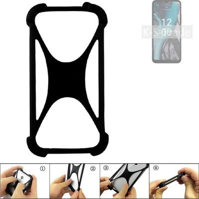 Paraurti f Nokia C22 Custodia in silicone Softcase Protezione anteriore protetti - Immagine 1 di 4