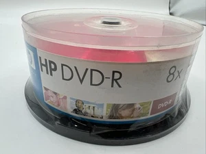 HP Colors Blank DVD-R Recordable Disc Media 25 Pack Spindle 4.7GB NEW SEALED NIP - Picture 1 of 4