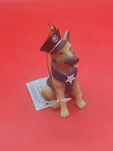 NEW Christmas Ornament  Police Dog - Picture 1 of 4
