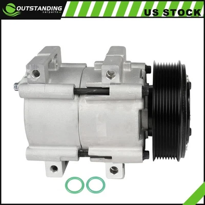 Compresor de aire acondicionado para Ford E-350 Econoline 1993-1997 F-250 7,3 L 1993 1994-1996 Foto 1 de 4