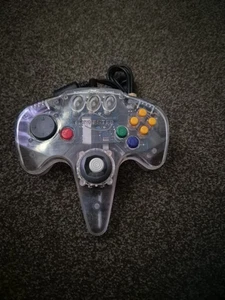 Transparent Gamester N64 Controller For The Nintendo 64 Games Console GWO(09) - Picture 1 of 3