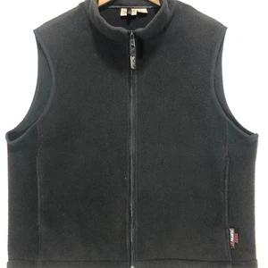 Woolrich Herren Fleeceweste schwarz Full Zip Polartec Outdoor Lagenlook Größe L - Bild 1 von 8