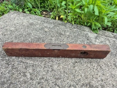 Vintage Sargent & Co. N.Y. 18" Wooden Level,W/2 Intact Vials - Image 1 of 4