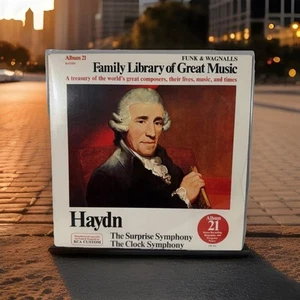Funk & Wagnalls Family Library Of Great Music ~ Haydn ~ Album 21 w book N/M - Picture 1 of 8