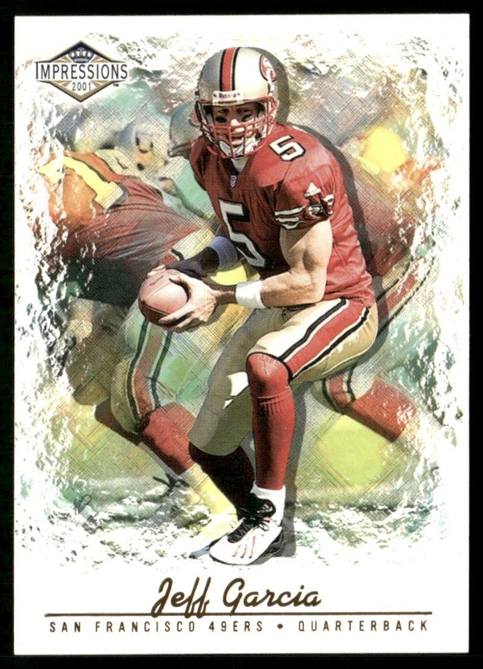 2001 Pacific Canvas Impressions Retail Jeff Garcia #121 - Image 1 of 2