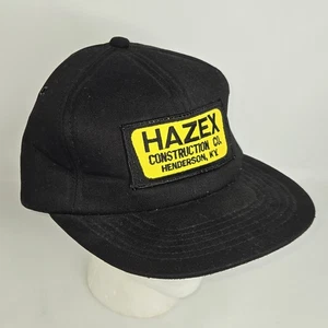 Hazex Construction Co. KY Trucker Mesh Patch Snap Hat Cap Vintage 80s - Picture 1 of 9