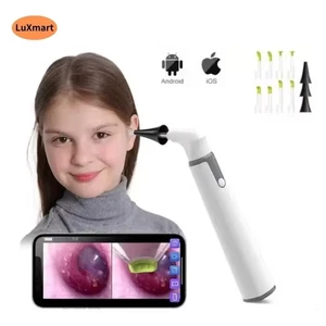 1080P Wireless Otoscope Ear Camera 3.9mm WiFi Endoscope LED Scope Kids Adults - Picture 1 of 7
